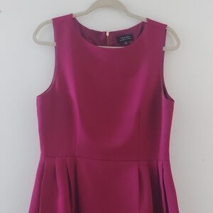 Tahari Fuchsia Sleeveless Dress